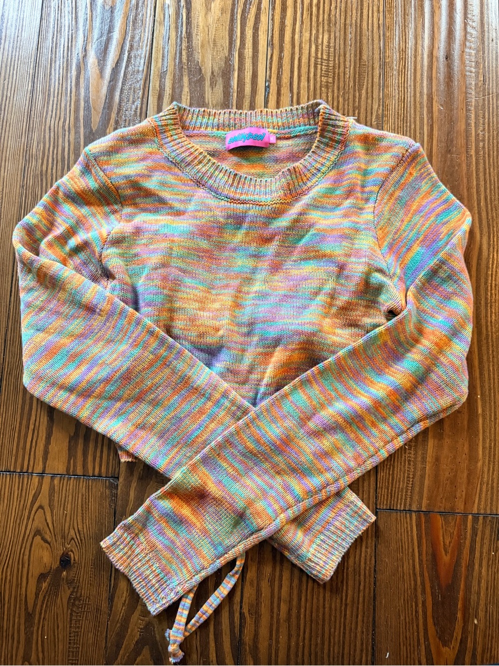 Edikted Pastel Multicolor Crewneck Sweater
